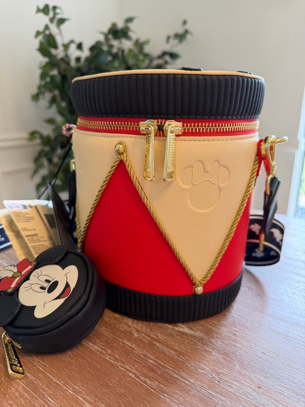 Disney | Macy's Minnie Majorette Drum Crossbody Bag, Created for Macy's